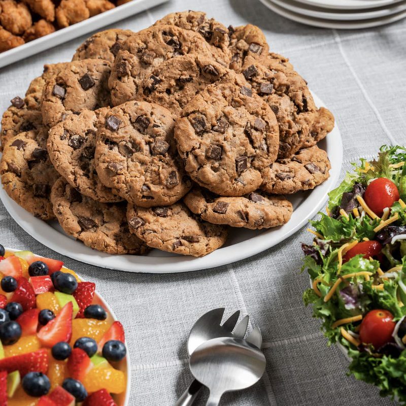 Chocolate chunk cookie tray